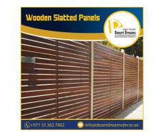 Wooden Louver Fences Uae | Villa Privacy Fences | Outdoor Fences Dubai.