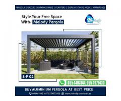 Pergola in Green Community | WPC Pergola | Aluminium Pergola Suppliers Dubai Abu Dhabi UAE