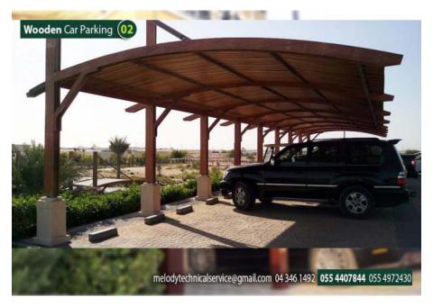 We are one of the Best Wooden Car Parking Shades Manufacturer and Supplier in Abu Dhabi-UAE