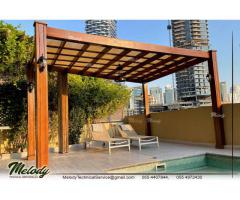 Wooden Pergola in Jumeirah | Pergola in Jumeirah Park | Garden Pergola in Dubai