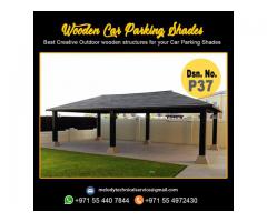 Car Parking Shade suppliers in Abu Dhabi | Aluminium WPC Carparking Shade in Abu Dhabi
