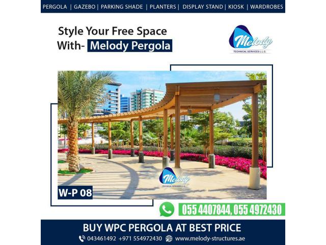 Creative Pergola in City of Arabia | WPC Aluminium Pergola in Al Furjan | Pergola in Al Barari