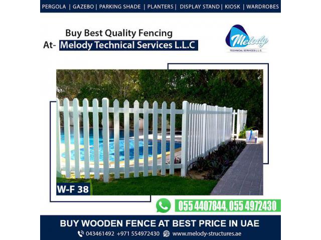 Wooden Fence in Al Barari | WPC Fence in Jumeirah | Privacy Fence in Marina Dubai