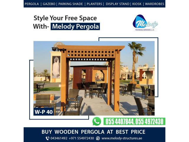 WPC Pergola Suppliers | WPC Pergola in Al Barari | WPC Pergola in Dubai Marina