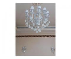 Call us -052-5868078 for Professional Chandelier Installation, Cleaning, Electrification Services