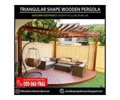 Free Standing Wooden Pergola | Solid Wood Pergola in Uae.