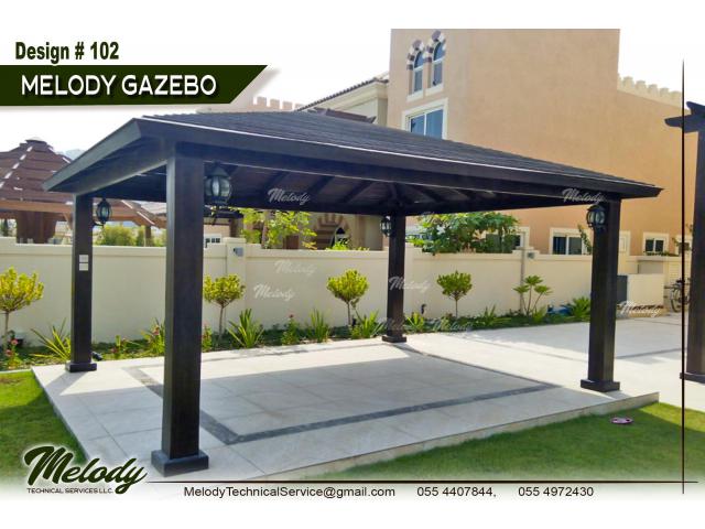 Gazebo With Benches | Garden Gazebo in Dubai | Wooden Gazebo In  UAE