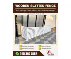 Wooden Fences for Events, Kids Play Area and Swimming Pool Privacy | Uae.