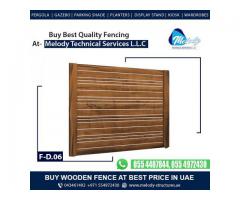Privacy Fence in Dubai | Garden Fence in Jumeirah | Wooden fence Suppliers In UAE