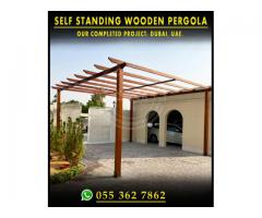 Outdoor Wooden Pergola | Wooden Pergola Abu Dhabi | Wooden Pergola Al Ain.
