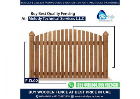 Privacy Fence in Dubai | Wooden Fence | WPC Fence | Fence Suppliers UAE
