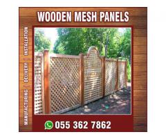 Swimming Pool Privacy Wooden Fences in Uae | Best Quality Wood Fencing Works in Uae.