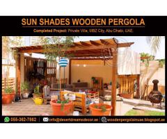 Wooden Pergola Designs in Uae | Backyard Garden Pergola.