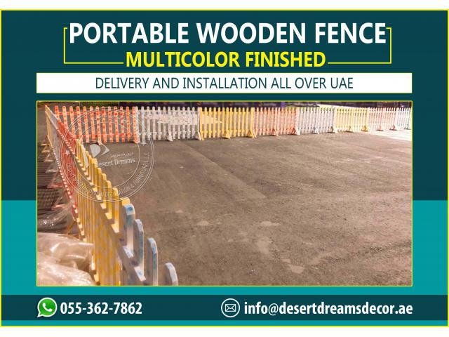 Rental Wooden Fences in Uae | Monthly and Weekly Rental Fences in Uae.