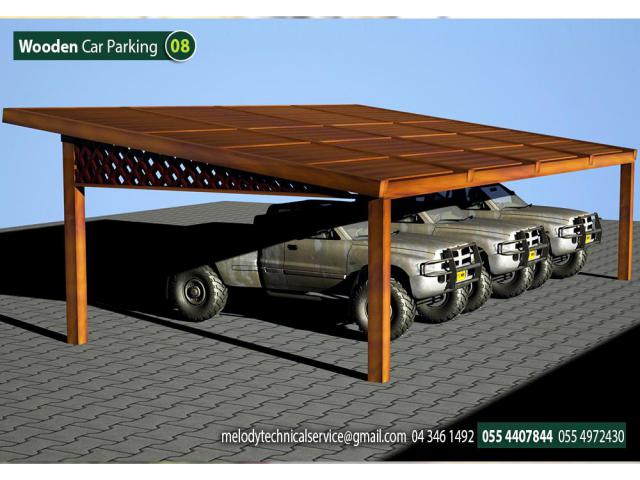 Car Parking Shades Suppliers | Wooden Car Parking Shades in Dubai