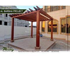 Pergola Suppliers in Dubai | Wooden Pergola | WPC Pergola | Garden Pergola