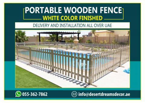 Portable Wooden Fences Suppliers in Uae | Rental Fences all Over Uae.