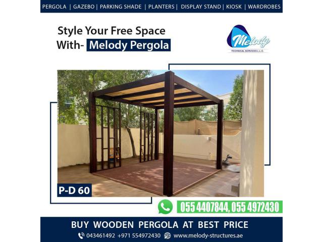 Wooden Pergola | Pergola Contractor in Dubai | Garden Pergola Suppliers