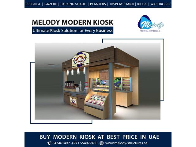 wooden kiosk in Abu Dhabi | Mall Kiosk Manufacture in Abu Dhabi | Food Kiosk