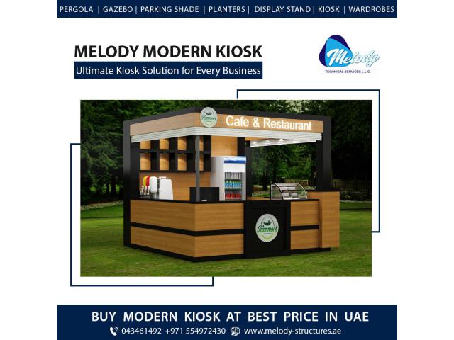 wooden kiosk in Abu Dhabi | Mall Kiosk Manufacture in Abu Dhabi | Food Kiosk