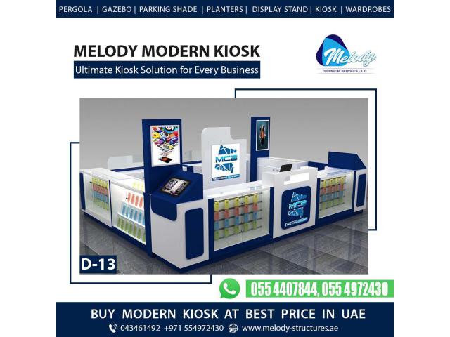Wooden Kiosk Suppliers in Dubai | Jewelry Kiosk | Perfume Kiosk | Mobile Kiosk