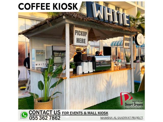 Professional Kiosk Design and Manufacturer Company in Uae | Desert Dreams Design Decoration.