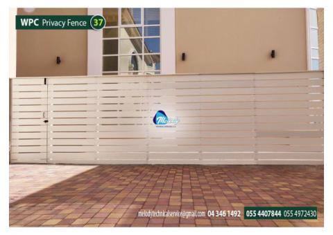 WPC Fence in Dubai | Wooden Picket Fence installation in UAE | WPC Decking in Sharjah