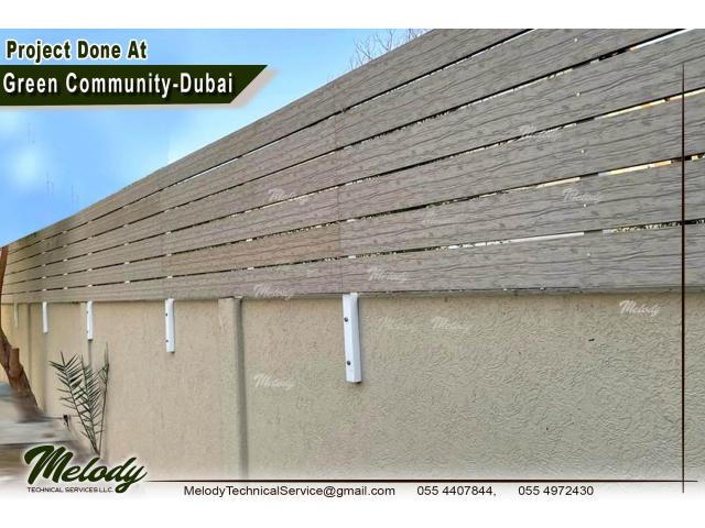 WPC Fence | Meranti Wood Fence | Pine Wooden Fence | Suppliers in Dubai
