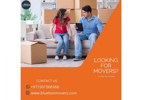 0501566568 BlueBox Movers in Arjan  Villa,Office,Flat move with Close Truck