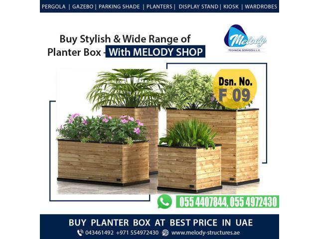Planter Box Suppliers in Dubai | Garden Planter Box | Wooden Planter Box