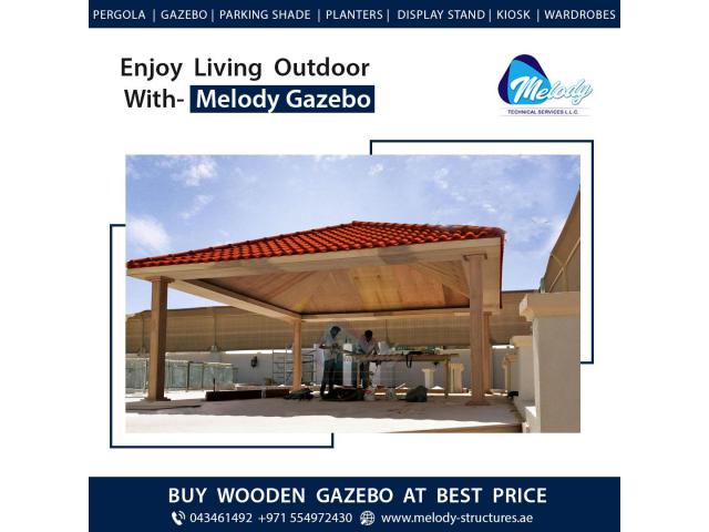 Wooden Gazebo Manufacture in Dubai | Creative Gazebo contractor in UAE