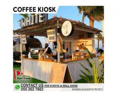 Coffee Kiosk for Events in Uae | 3D Kiosk Design Service in Uae | Kiosk Manufacturer.