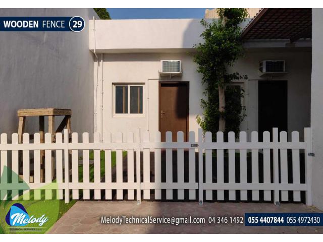 Garden Privacy Fence Dubai | Wooden Fence | Picket Fence In Dubai