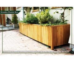 Wooden Planter Box in Dubai | Outdoor Planter Box in UAE