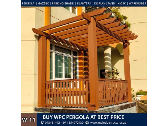 WPC Pergola | Pergola Suppliers | Composite Wood Pergola in Dubai