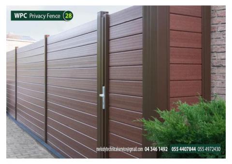 Privacy Fence in Dubai | WPC Fence | Composite Wood Fence Suppliers