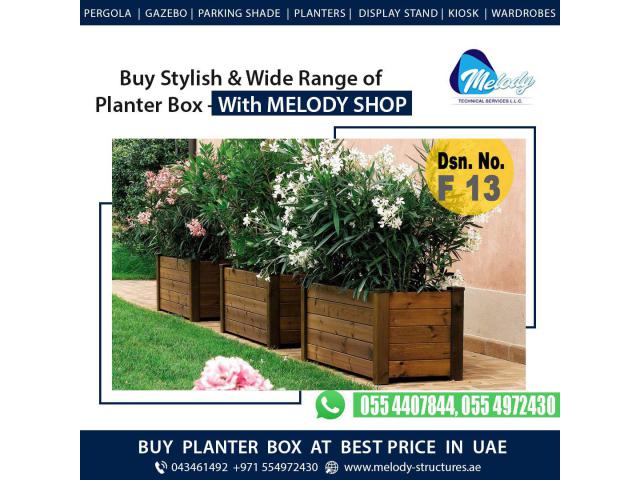 Planter Box Suppliers in Dubai | Wooden Planter Box | Garden Planter Box UAE
