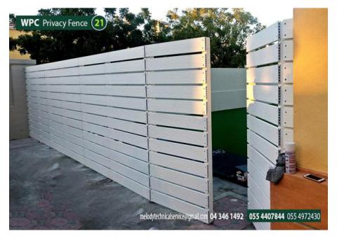 Privacy Wooden Fence Suppliers in Dubai | Garden Fence | Picket fence
