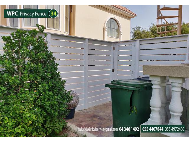 wpc fence in UAE | Composite Wood fence in Dubai