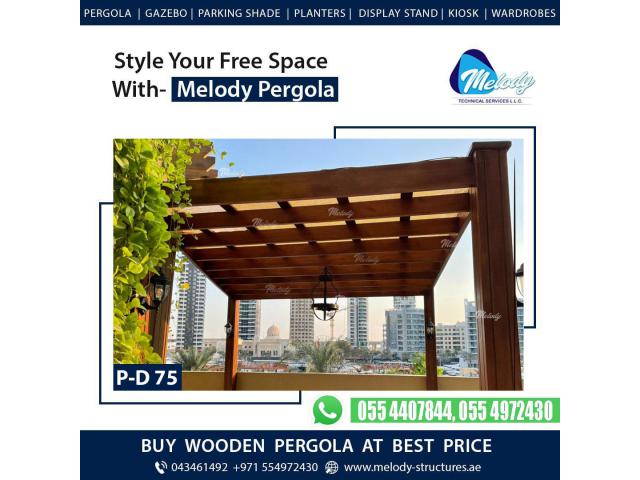 WPC Pergola in Dubai | Wooden Pergola in UAE