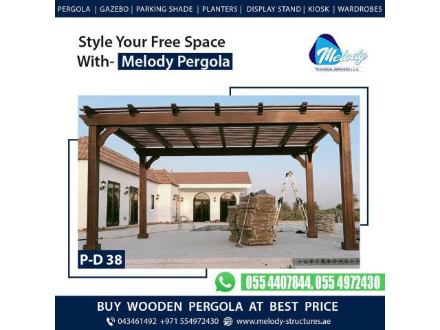 WPC Pergola in Dubai | Wooden Pergola in UAE