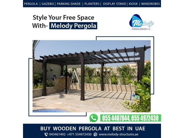 WPC Pergola in Dubai | Wooden Pergola in UAE