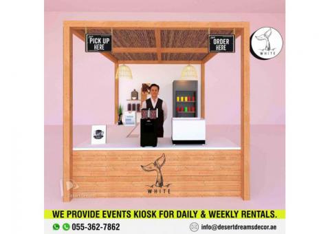 Daily Rental Kiosk in Uae | Weekly Rental Kiosk | Coffee Kiosk.