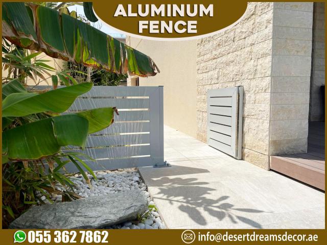 Aluminum Privacy Fences Dubai | Arabian Ranches Community | Wall Mounted Fences.