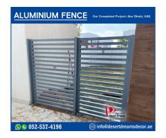 Aluminum Privacy Fences Dubai | Arabian Ranches Community | Wall Mounted Fences.