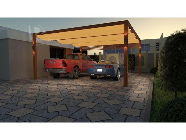 Outside Villa Parking Wooden Pergola in Uae | Car Parking Aluminum Pergola in Uae.