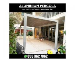 Aluminum Pergola Shades in Uae | Aluminum Louver Roofing Pergola.