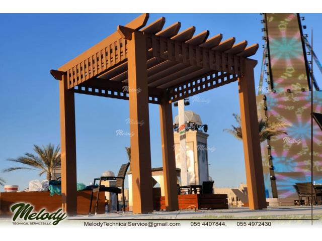 Pergola in Abu Dhabi | Pergola Suppliers | Wooden Pergola Company in UAE