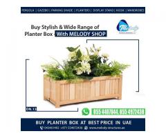Garden Planter Boxes | Wooden Planter Box in Dubai | Planter Box Suppliers