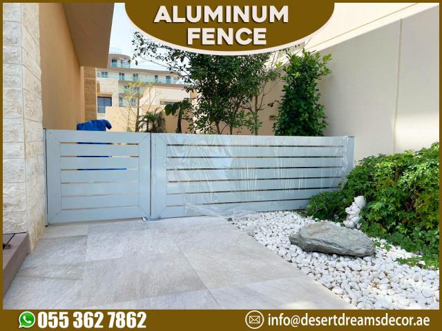 Aluminum Privacy Fences Uae | Aluminum Slatted Fences | Abu Dhabi.